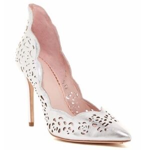 Ted Baker London Aulast Lace Cut Pointy Toe Stilletto Pumps size 40/9